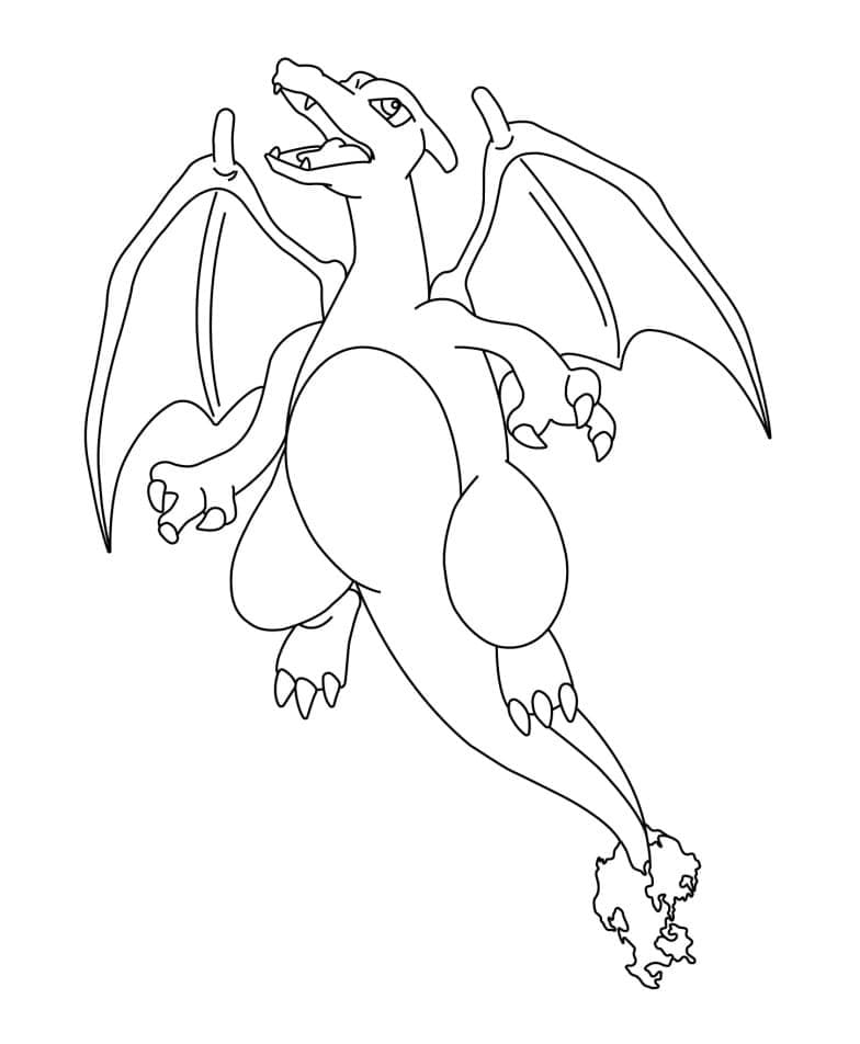 Impresionante Charizard Para Colorear Imprimir E Dibujar ColoringLib