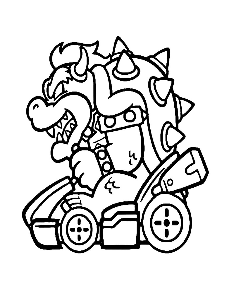 Dibujos De Bowser Para Colorear E Imprimir Coloringlib