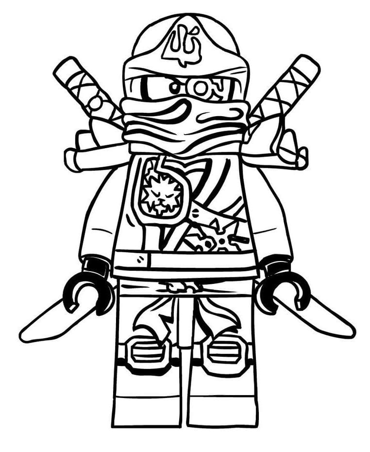 Coloriage ninjago 2 Dessin gratuit à imprimer