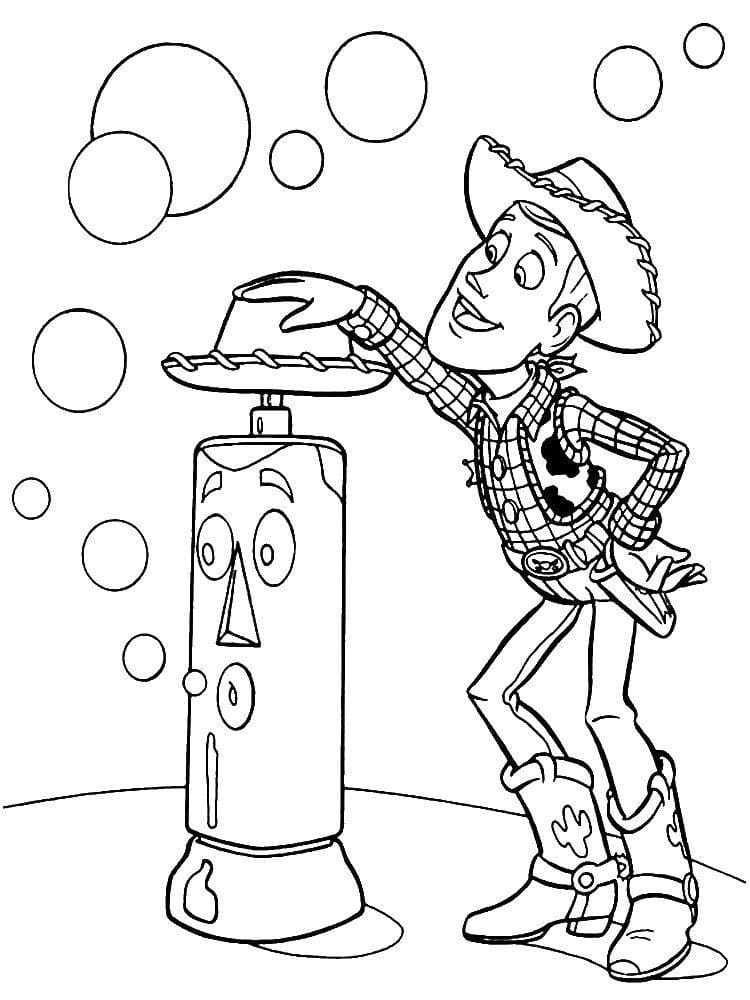 Buzz Lightyear And Woody Coloring Pages