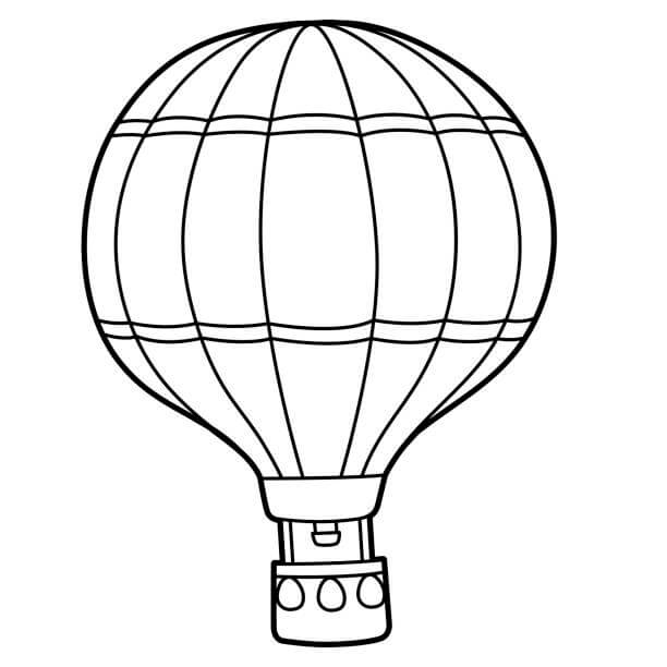 Einfacher Heißluftballon