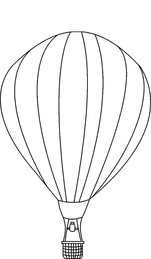 Erstaunlicher Heißluftballon