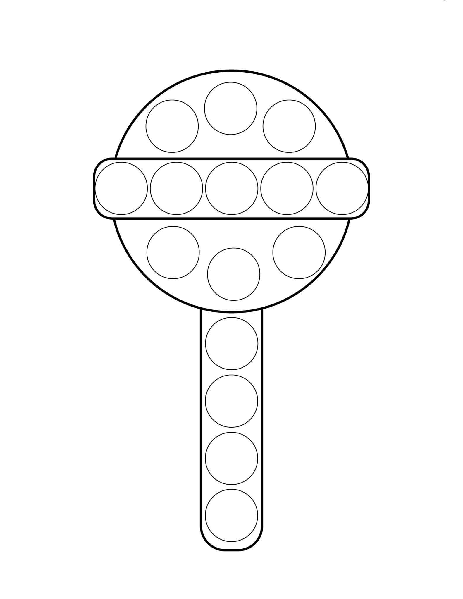 Lollipop-Punktmarker