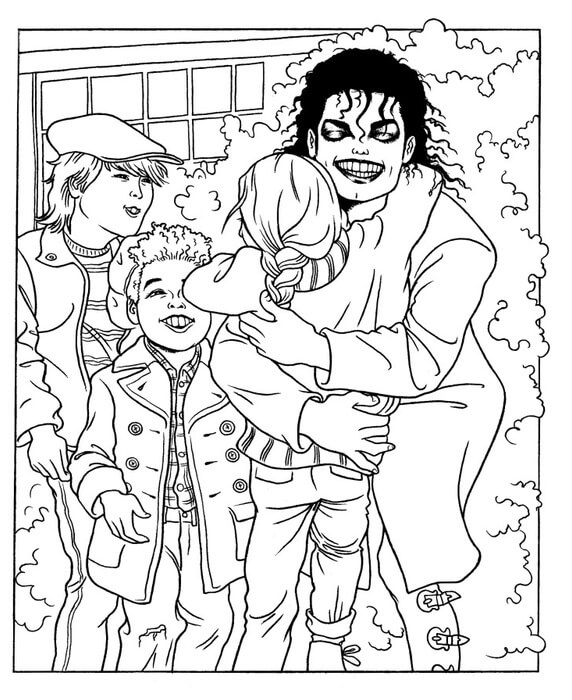 Michael Jackson mit Kindern