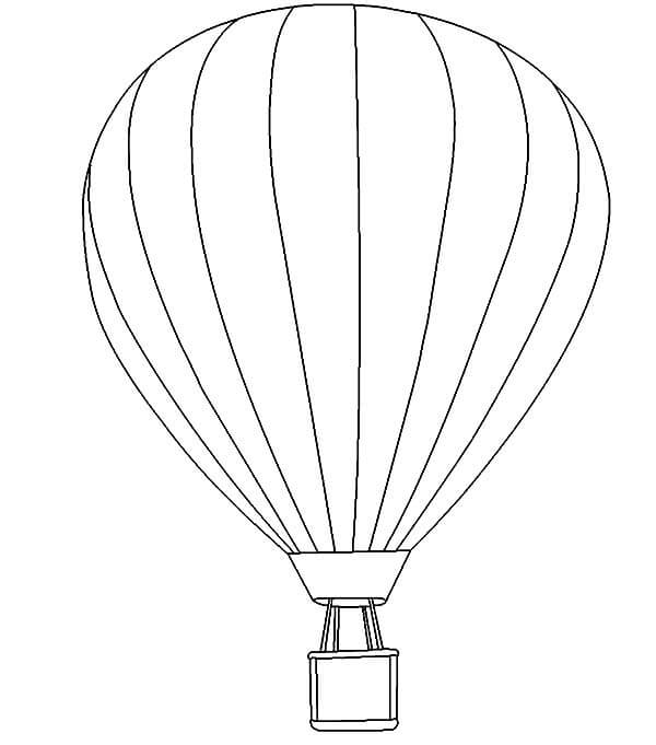 Ausmalbilder Heißluftballon