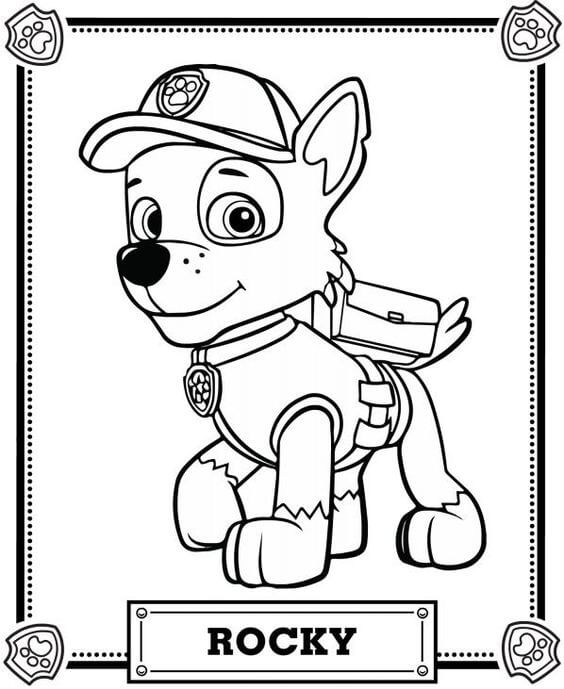 Rocky in Paw Patrol