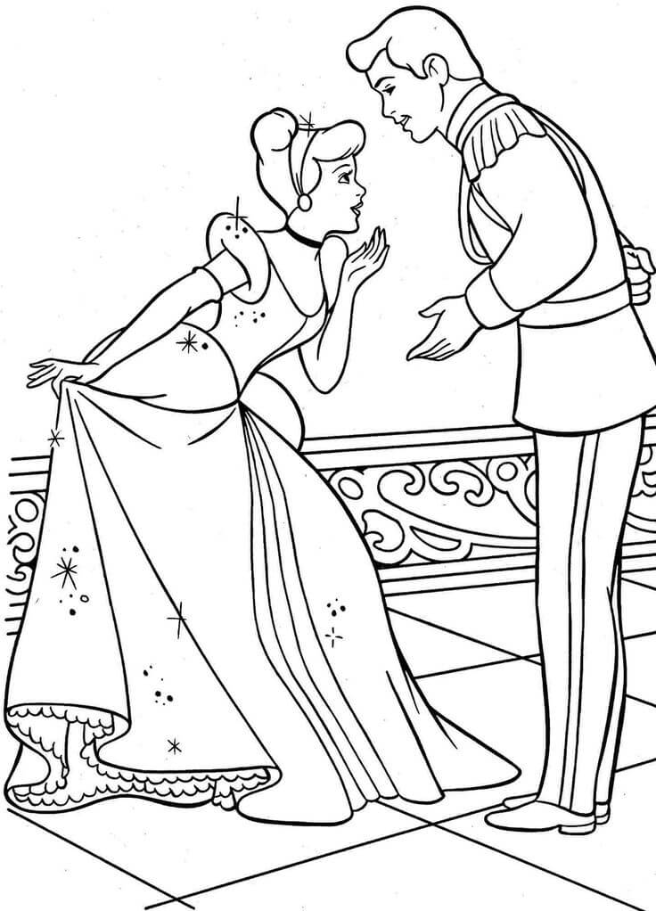 Cinderella mit dem Prinzen