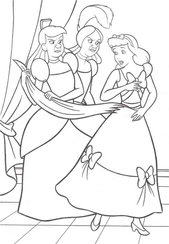 Cinderella und die Stiefmutter und die Schwester