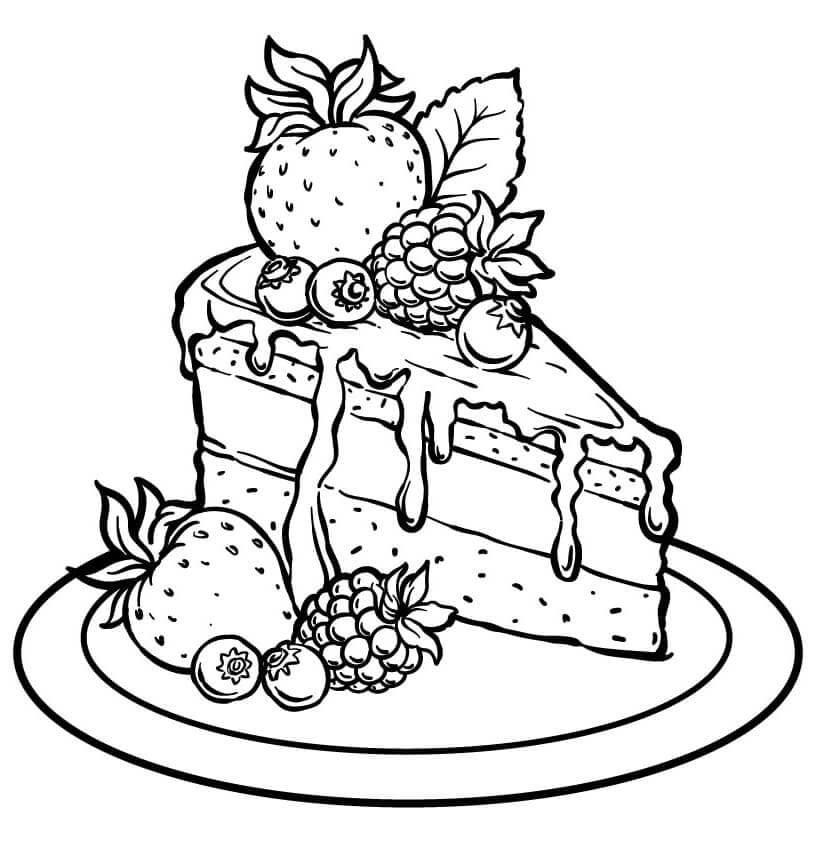 Früchte auf Kuchen