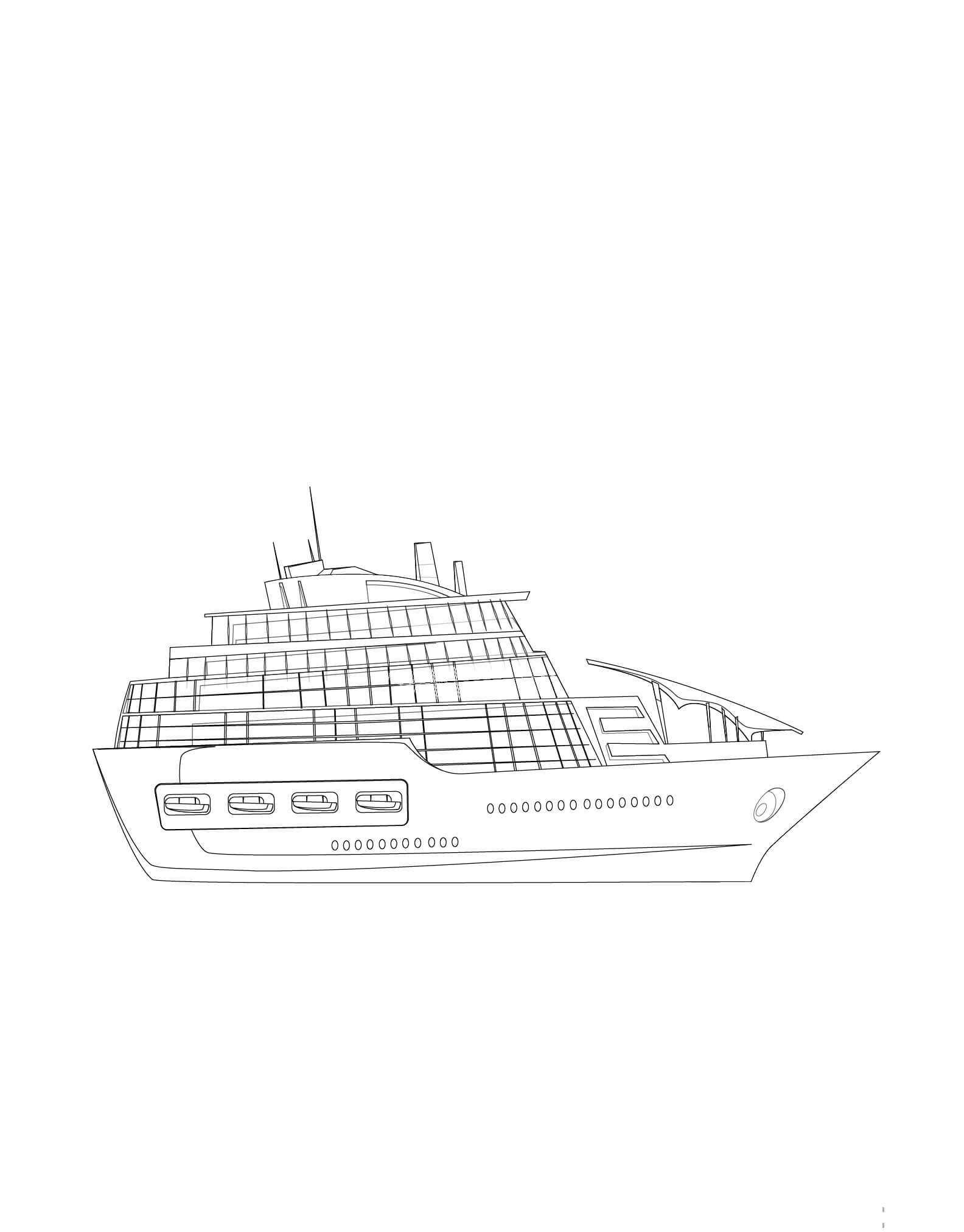 Grundlegendes Kreuzfahrtschiff