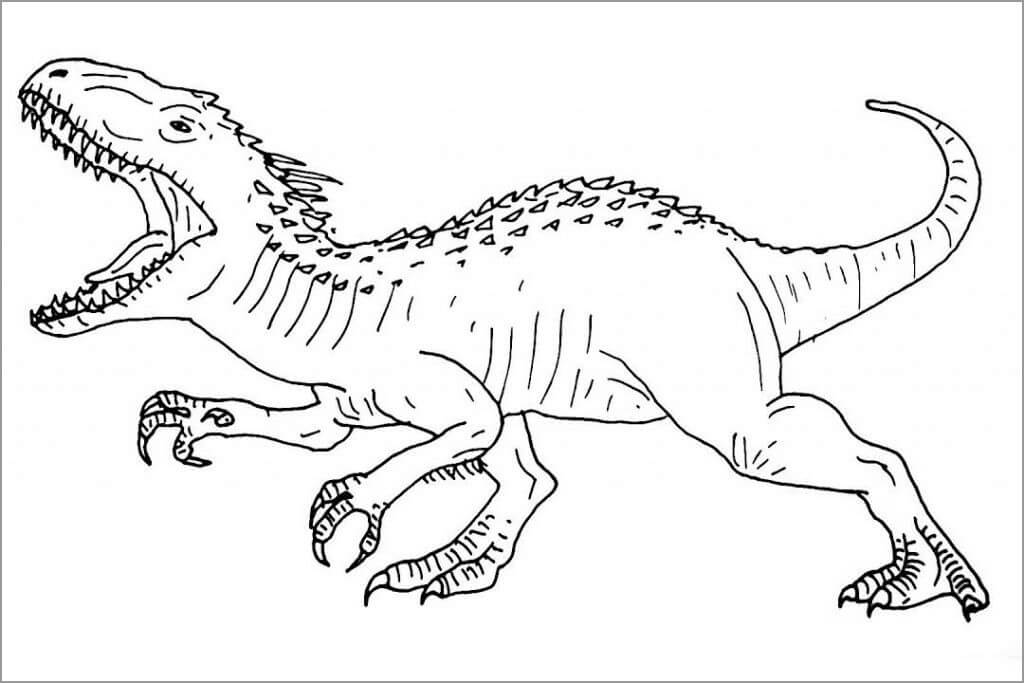 Gruseliger Dinosaurier