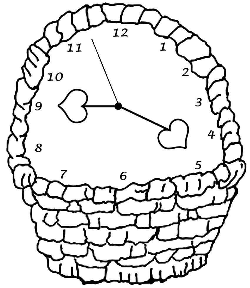 Körbe Uhr