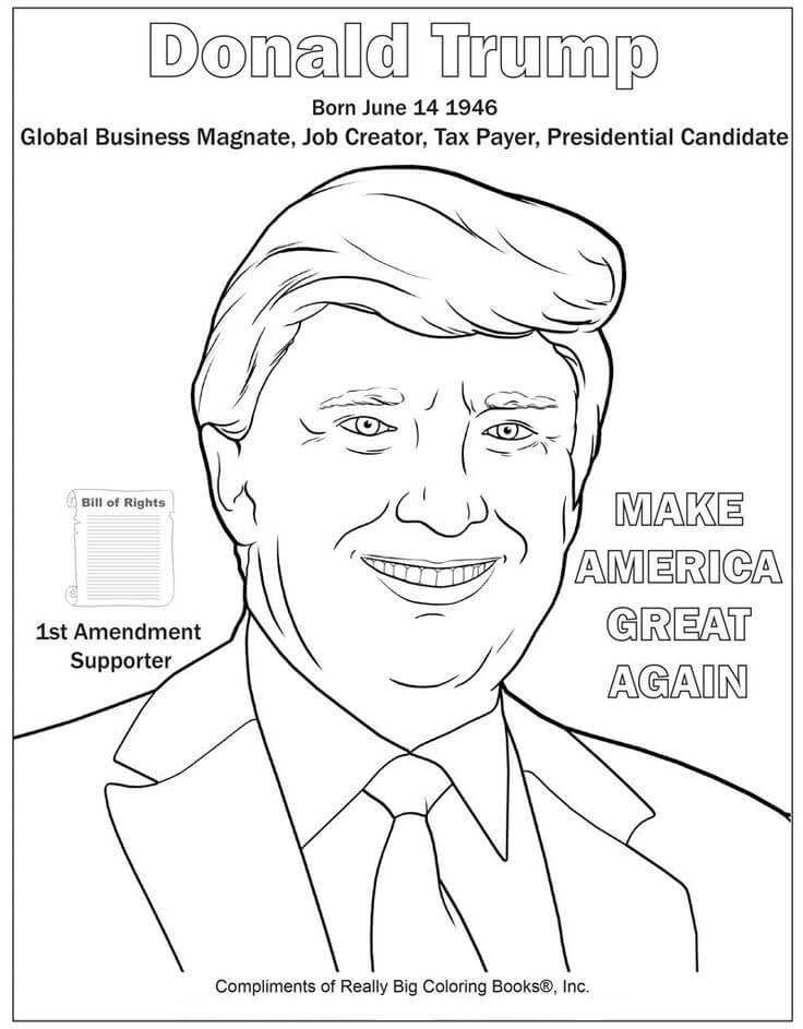 Plakat Donald Trump