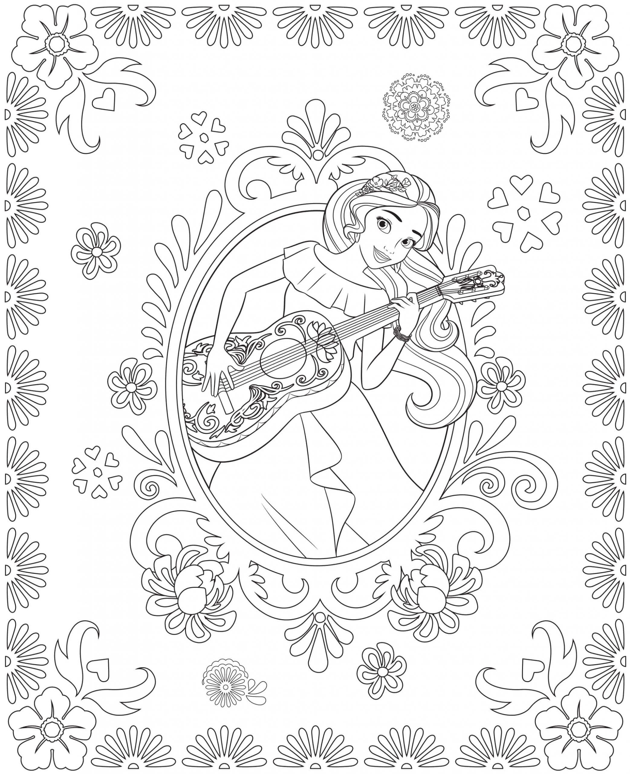 Prinzessin Elena und Storytime-Gitarre