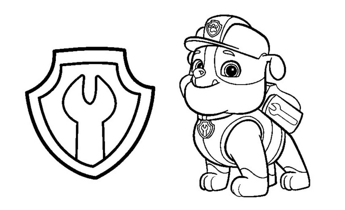 Rubble und Badge PAW Patrol