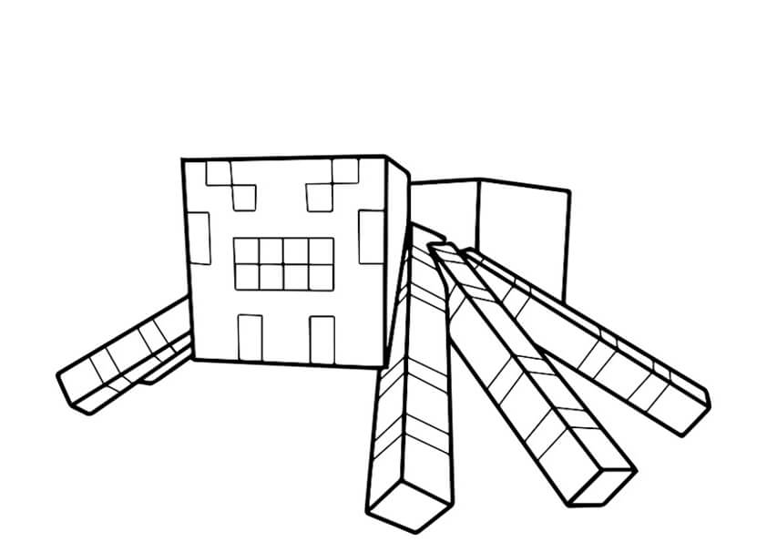 Spinne aus Minecraft