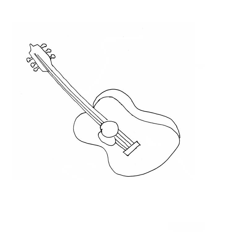 Zeichnen von Gitarre