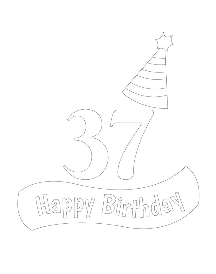 Alles Gute zum 37. Geburtstag