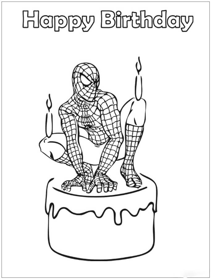 Spiderman alles Gute zum Geburtstag