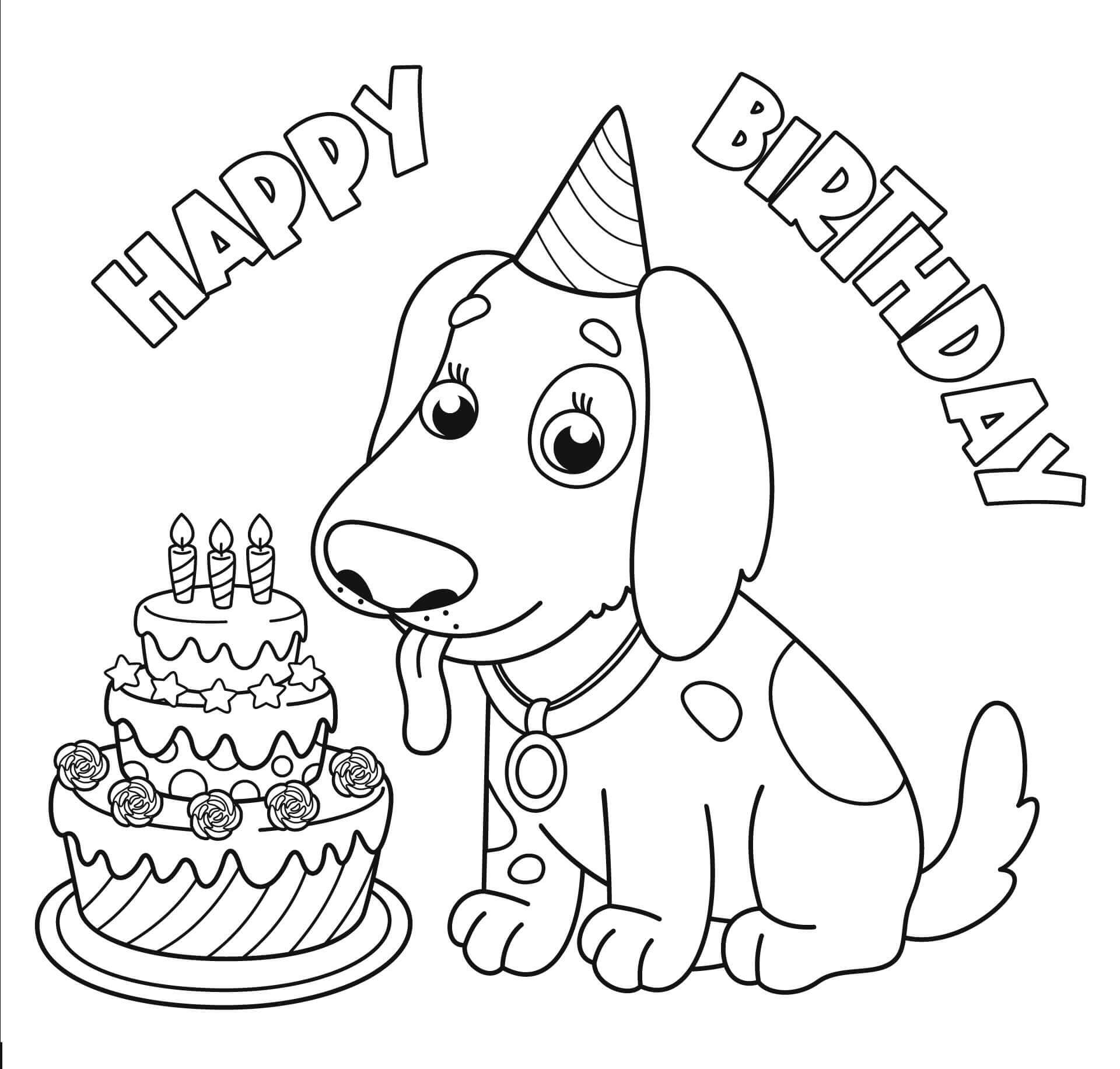 Alles Gute zum Geburtstag Hund