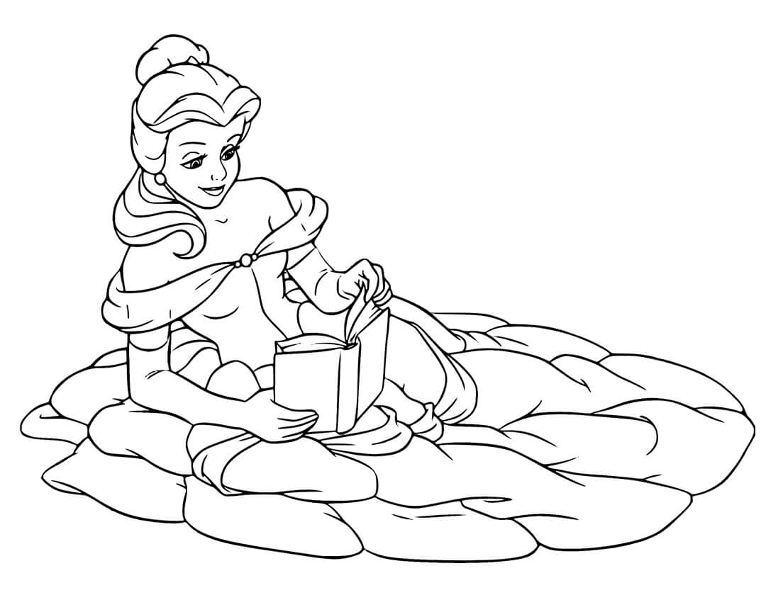 Belle Setzte Sich hin, um ein Buch zu Lesen