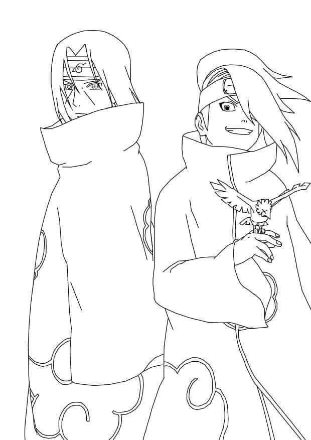 Coole Itachi und Deidara