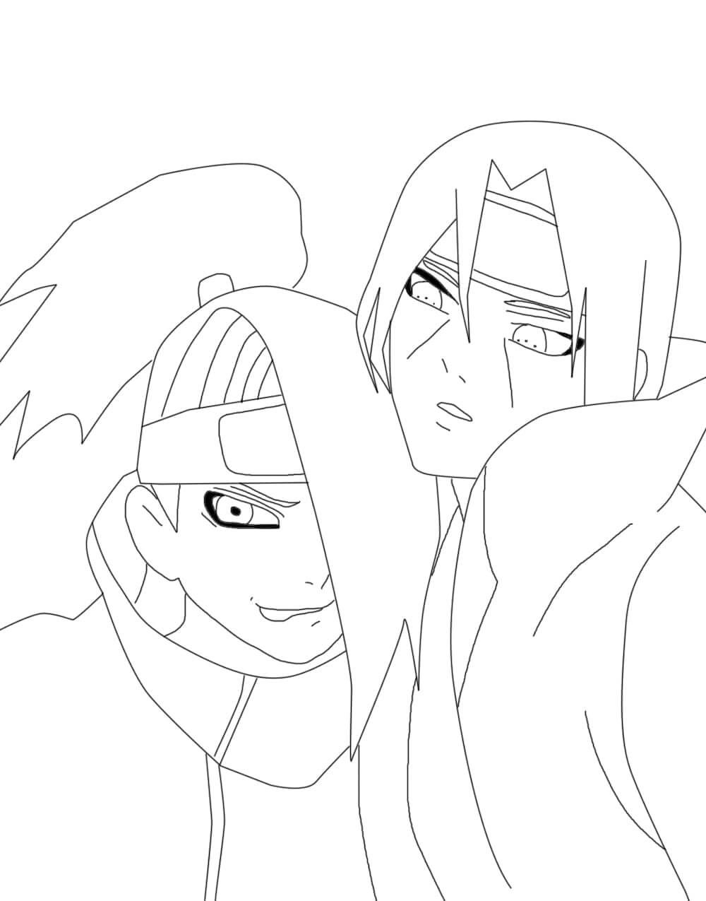 Deidara und Itachi