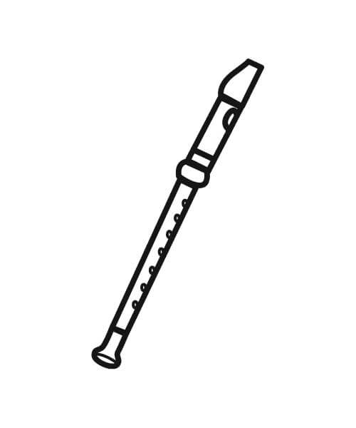 Flöte Zeichnen