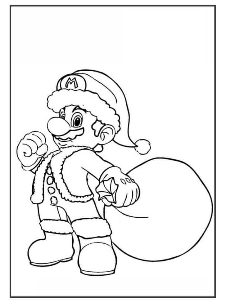Mario an Weihnachten
