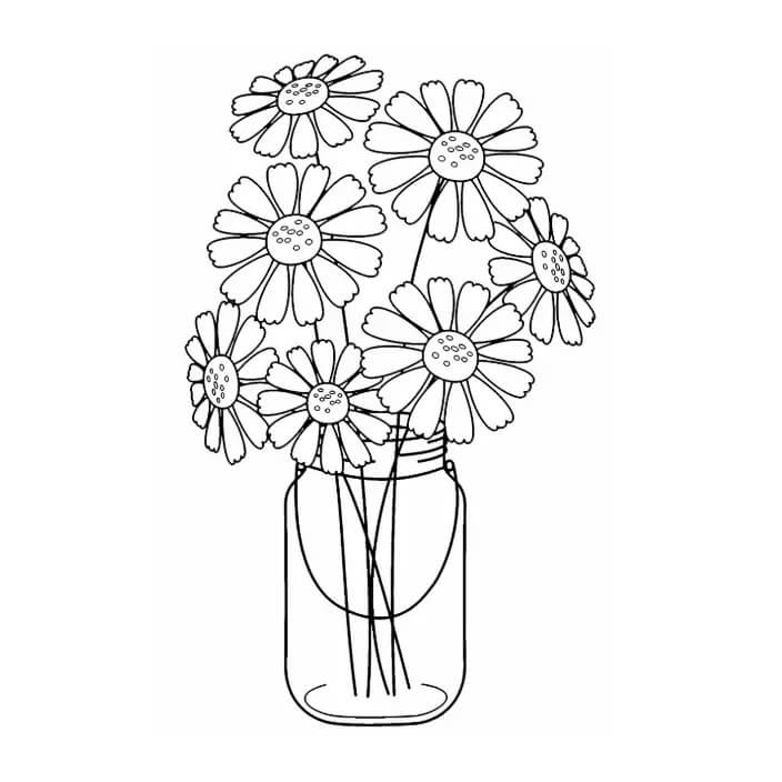 Maurer-Glas-Gänseblümchen-Blumen