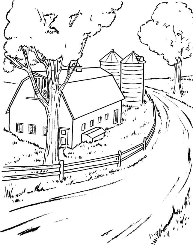 Vintage-Bauernhof