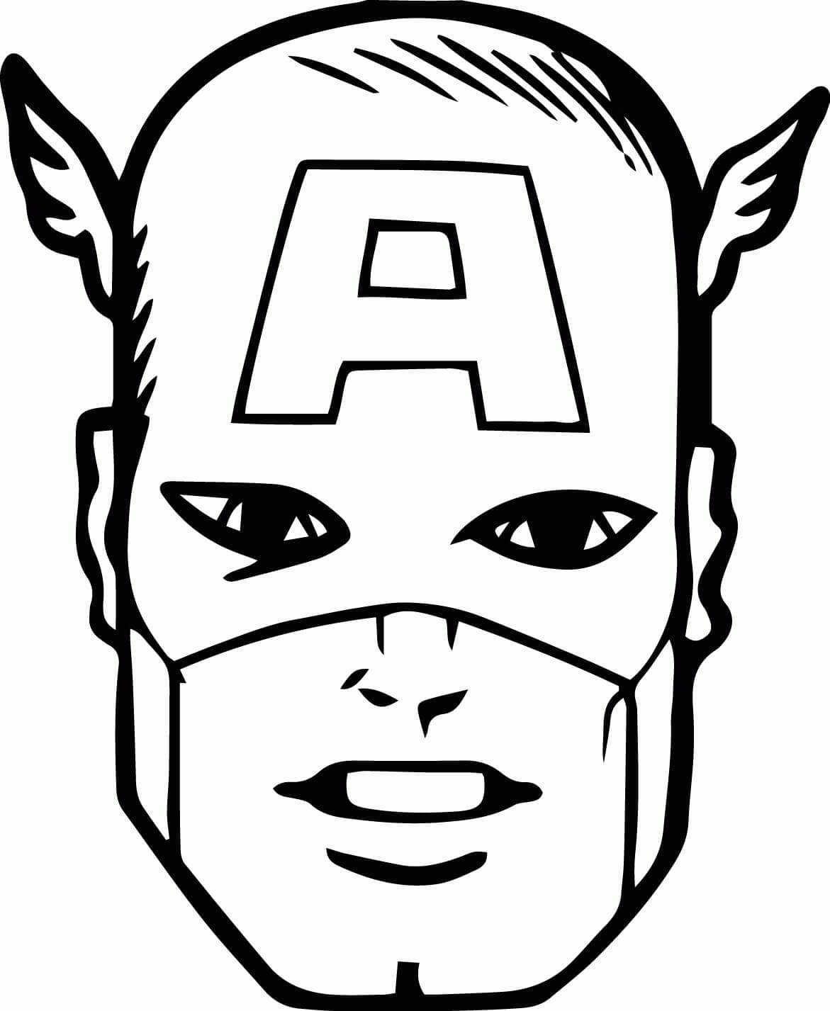 Kopf von Captain America