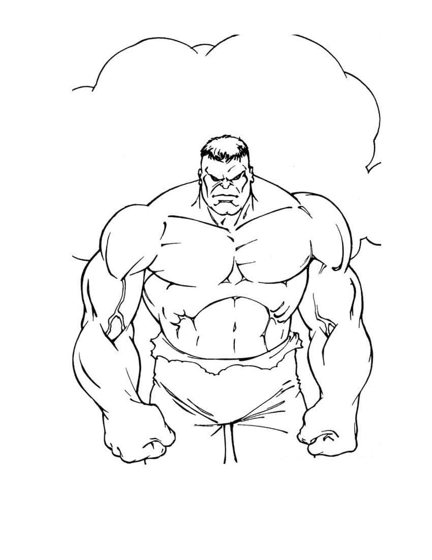 Ausmalbilder Hulk