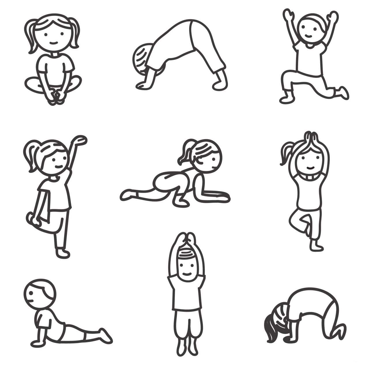 kostenloses Yoga für Kinder