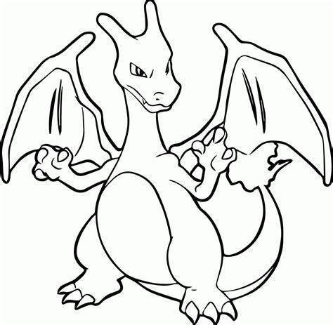 Charizard-Umriss