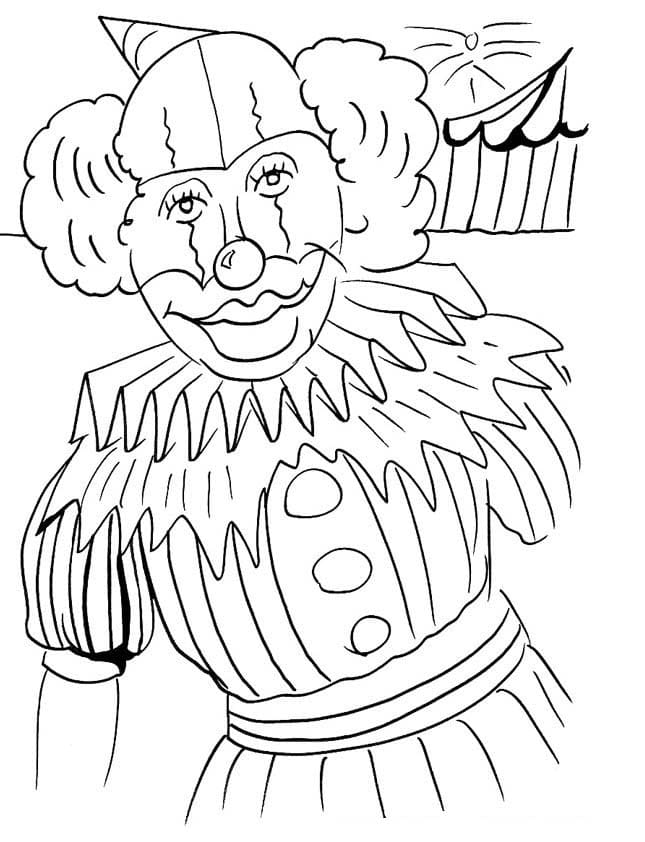 Druckbarer Clown