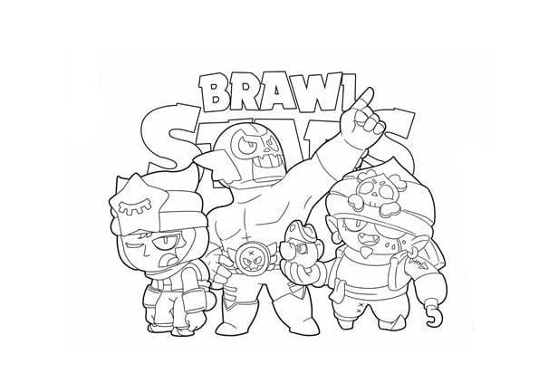 Druckbares Bild von Brawl Stars