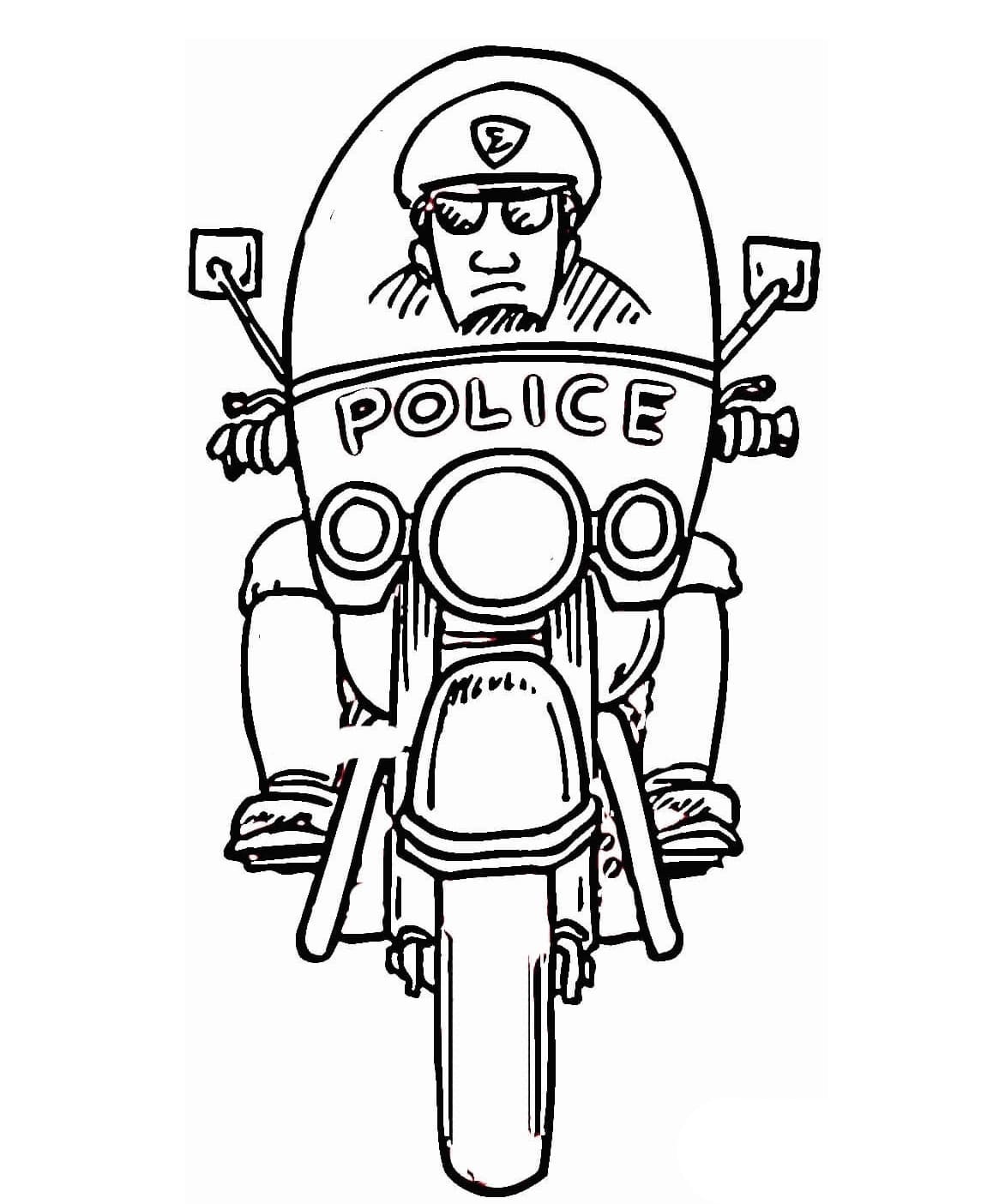 Freundliches Polizistenbild