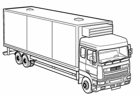 Kostenloser Druck-LKW