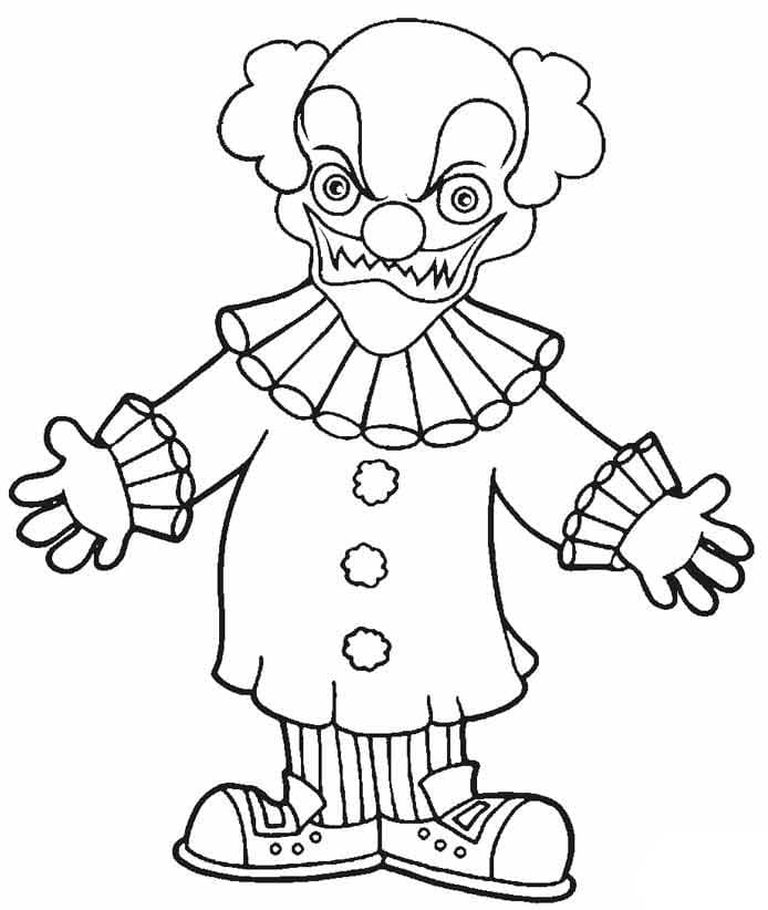 Wütender Clown