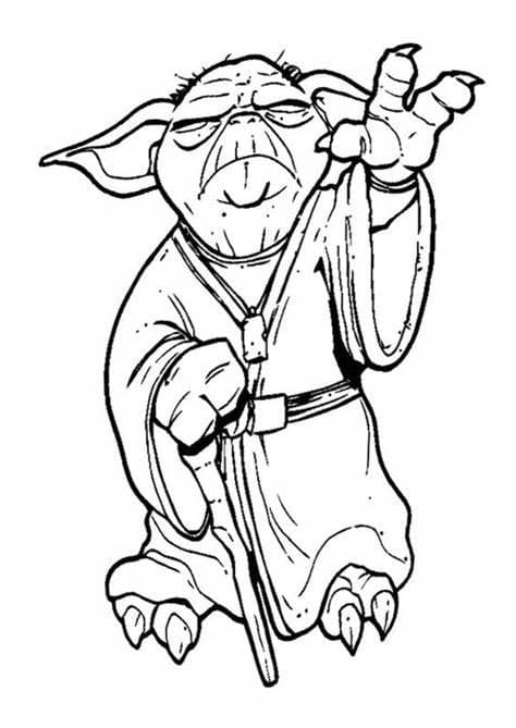 Ernsthafter Yoda