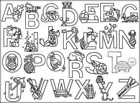 Alphabet-Buchstaben-Bild