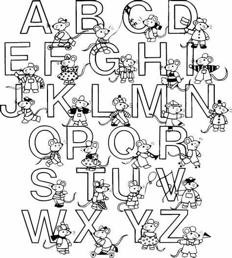 Alphabet-Buchstaben für Kinder