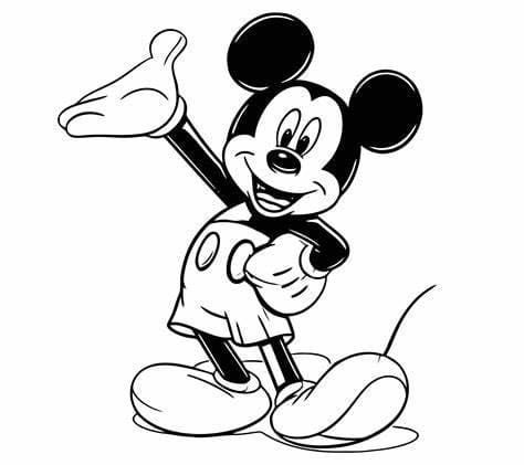 Glückliches Mickey-Maus Bild