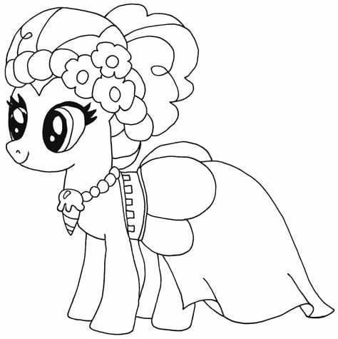 Kostenlose My Little Pony-Umrisse