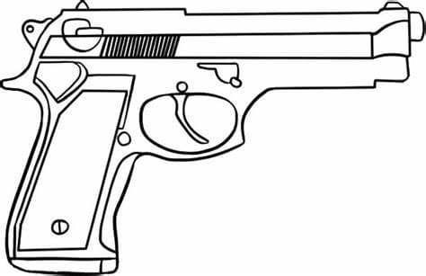 Pistolenumriss ausdrucken