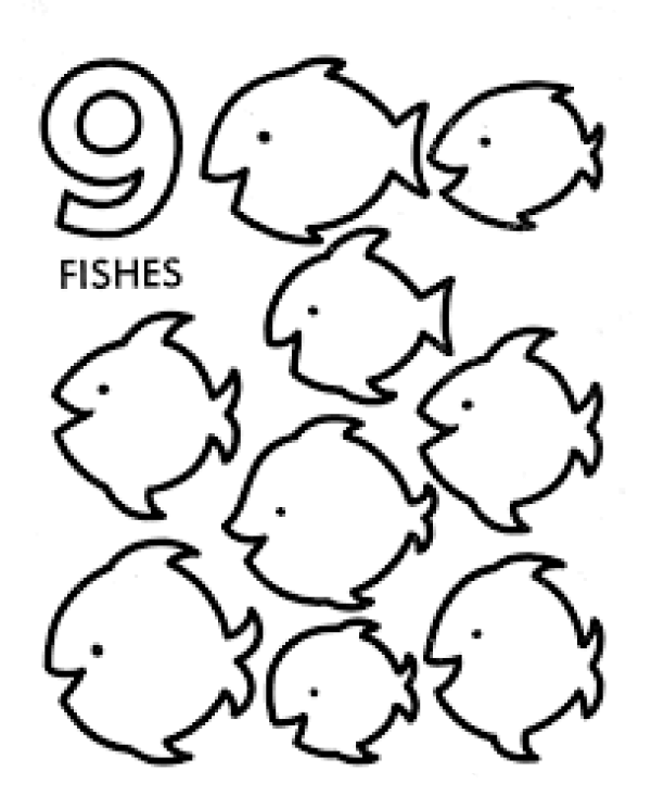 9 Fische für Nummer 9