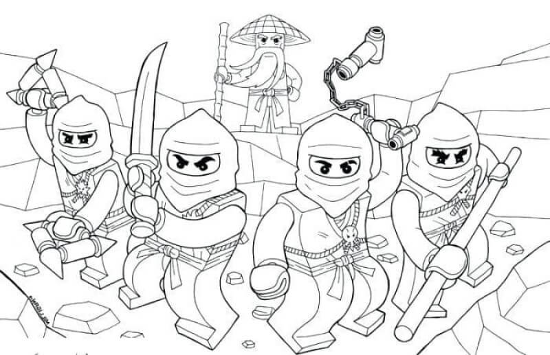 Cooles Ninjago-Team