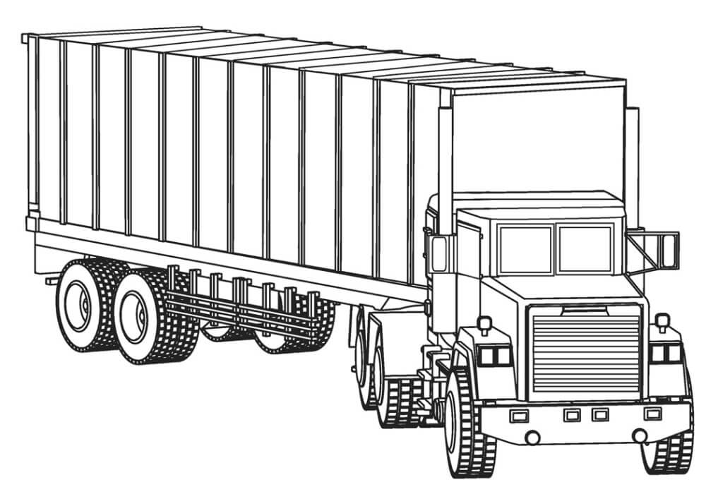 Der LKW dreht sich