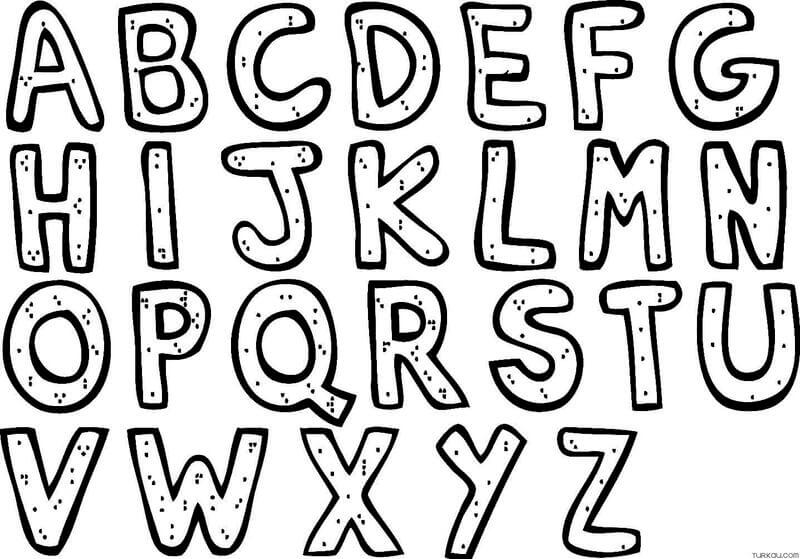 Alphabet von A bis Z